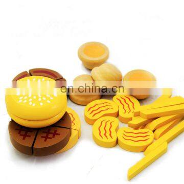 New Design Montessori Educational Toys Solid Wooden Maganetic Food Sets For Children Use