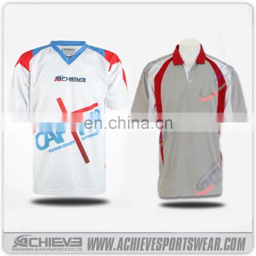 China factory custom red color classic football shirt