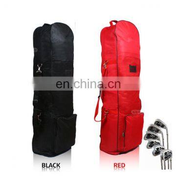 Nylon foldable travel bag cover with wheels