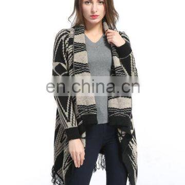 wholesale abaya womens coats christmas woolen sweaters for ladies sherpa fleece ponchos shawls and blanket with sleeve