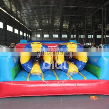 commercial rental used outdoor inflatable tropical obstacle course