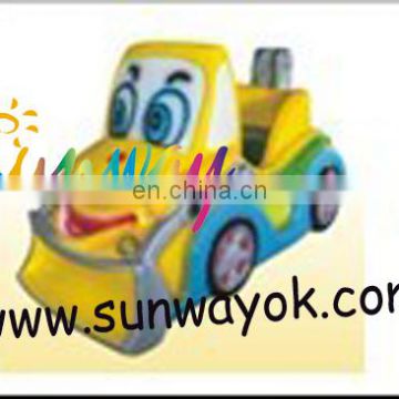 Shopping Mall Use Mini Electric Trains for Kids Riding machine with Bulldozer