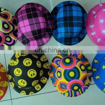 2013 fashion colorful plastic hat