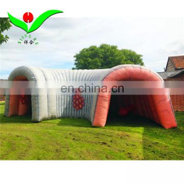 Giant adventure inflatable Colon entrance tunnel