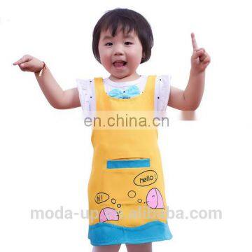 Vest apron for children with cartoon pattern