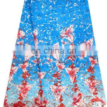 guipure lace/cord lace fabrics, african lace fabrics for wedding party