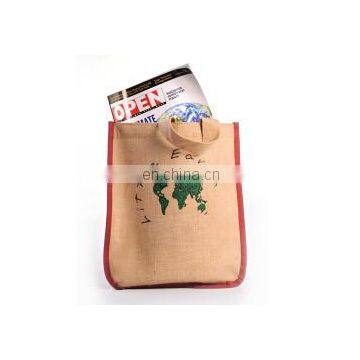 A4 Size small Jute Bag, Jute Bag with soft Handles