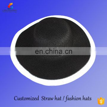 women straw paper hat for hot summer