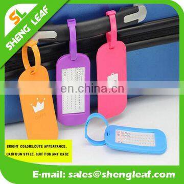 RUBBER LUGGAGE TAG BRIGHT COLORS,CUTE APPEARANCE,SUIT FOR ANY CASE