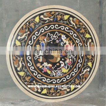 Italian Inlay Marble Table Tops