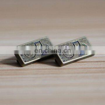 Super quality metal logo label for jeans handbag accessory