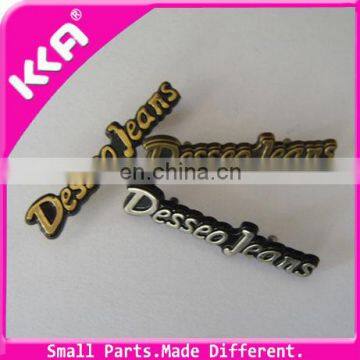 Fashion zinc alloy label metal label