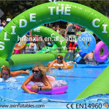 1000 ft slip n slide inflatable slide the city