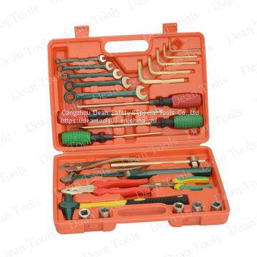 Non sparking tools 26pc tool set , Aluminum bronze or beryllium copper