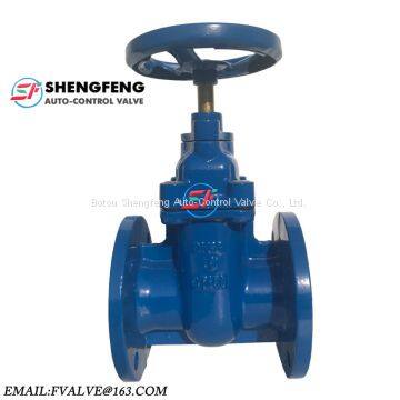 Ductile iron Z45T brass core non rising metal seat gate valve