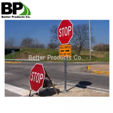 Perforated Square Tubing Square Street Sign Posts