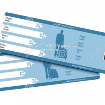 travel airline waybill ticket printing