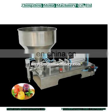 High Output Easy to Operate Jam/ paste with small particle desktop filling machine