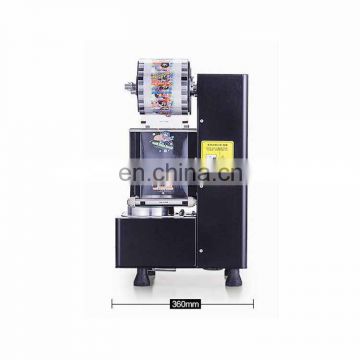 vacuum plastic cheese cup sealing machine/ketchup cup sealing machine/disposable cup sealing machine