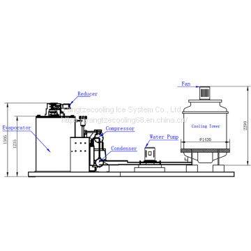 8Ton Flake Ice Maker