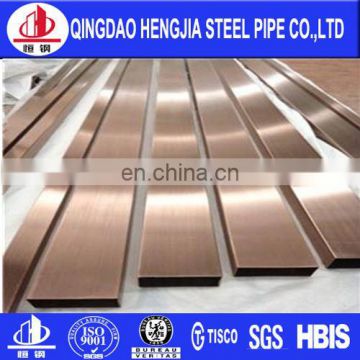 304L rectangular stainless steel tube