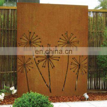 Laser Cut Realistic Corten Steel Garden Screen photo-6