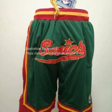 Seattle Supersonics Green Shorts