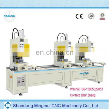 Three head window making machine for welding upvc profile