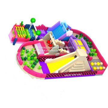 Hot Sale Inflatable Obstacle Course Equipment For Kids