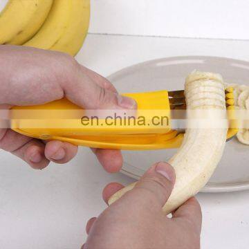 Home Kitchen Tool Manual Stainless Steel Salad Fruit Vegetable Peeler Slice Banana Slicer