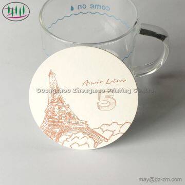 Absorbent Paper Coaster Coffee Shop photo-3