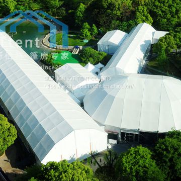 aluminum polygon tent used for outdoor exhibition,event,military show,wedding