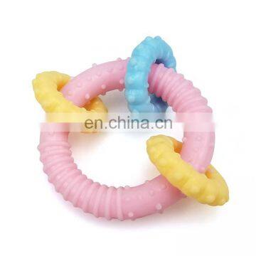 Ring Shape Dog Play Toy Puppy Chew Toy for Small Dogs Cute Shape and Color photo-3