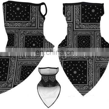 Bandana Face Mask Ear Loops Anti Dust Wind Sun Neck Headwear Motorcycle Outdoor Men Women Scarf Face Mask photo-4