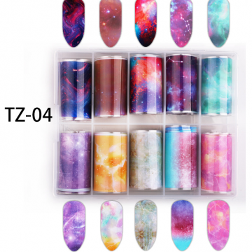Starry Paper Nail Foil Art Nail Foil Stickers