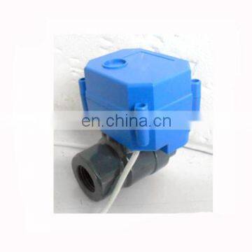CWX-60P Pvc DN15 1/2" 12v Plastic Motorized Ball Valve photo-2