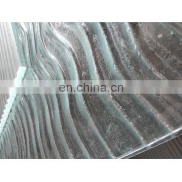 High quality decorative hot melt fused glass art glass partition for sale