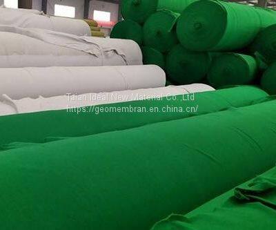 Excellent drainage resistance geomembrane composited geotextile