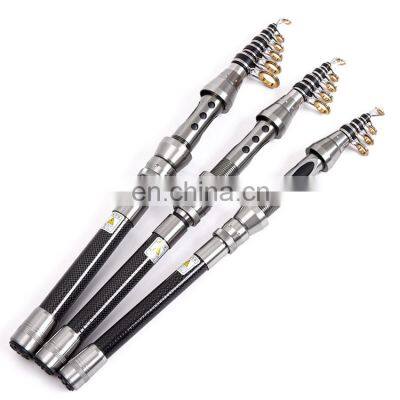 2.7M Ultra Light Carbon Fiber Telescopic Rod Matrix Technology Fishing Rod Portable Rotating Carp Fishing Rod