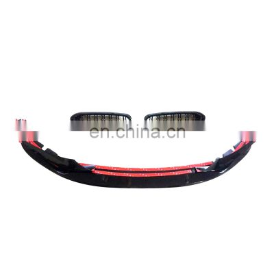 auto parts for bmw 5 series g30 g38 carbon front lip gloss grilles 2017 2018 2019 2020