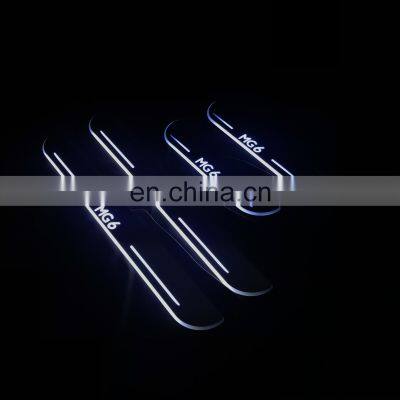 Led Door Sill Plate Strip for mg6 dynamic sequential style Welcome Light Pathway Accessories