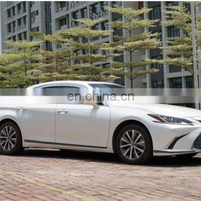 Chrome Door Visor Side Window Deflector Shade Sun Rain Shield Silver Strips Guard for Lexus ES200260300h photo-3