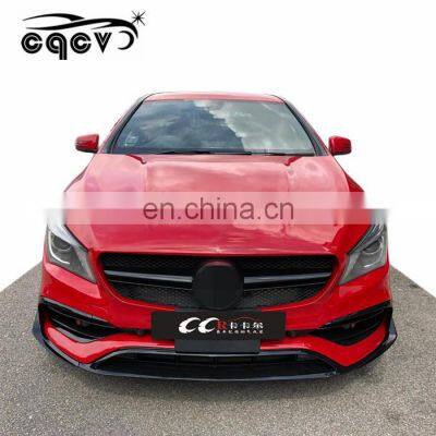 Newest CQCV style body kit for Mercedes Benz cla-class W117 CLA45 AMG front bumper rear bumper side skirts rear lip tuning parts