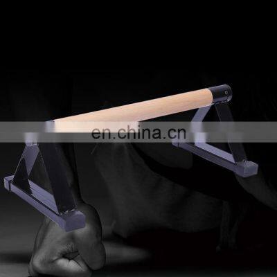 Оптовая продажа деревянных упорных брусьев для упражнений на отжимания, а также для йоги и гимнастических тренировок с противоскользящим покрытием photo-5