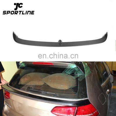 Carbon Fiber Middle Spoiler Car Wing for VW Golf VII 7 MK7 GTI R20