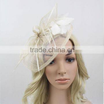 Elegant Flower Hairclip Sinamay Fascinator Derby For Chuch/Races photo-2