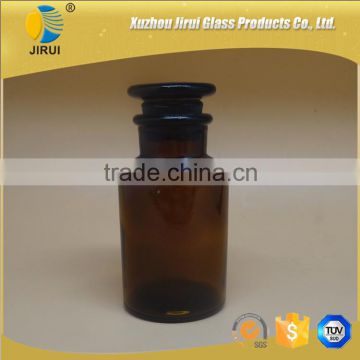 125ml amber color wide mouth regaent glass bottles