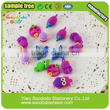 Wholesale toy stationery pendant eraser