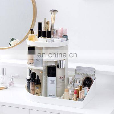 Cosmetics Organizer Jewelry Acrylic Makeup Display Storage Box Makeup Organizer With Tray