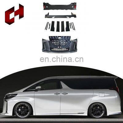 CH New Upgrade Luxury Wheel Eyebrow Side Skirt Front Rear Bumper Fender Labial Tail Body Kit For Wald Kit For Alphard 18